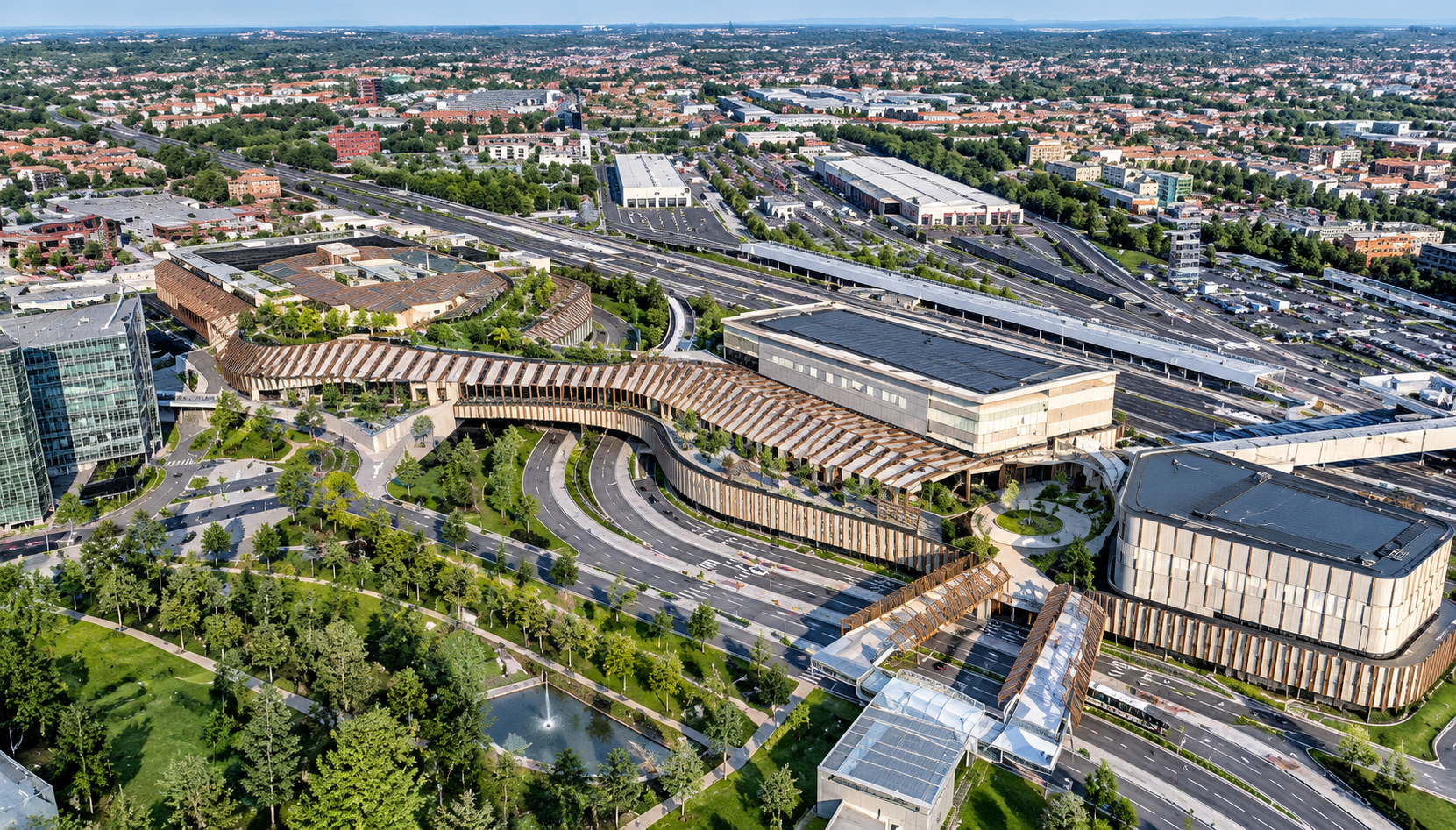 CONSTRUCTION OF THE NEW MERCATABLOOM SHOPPING CENTER