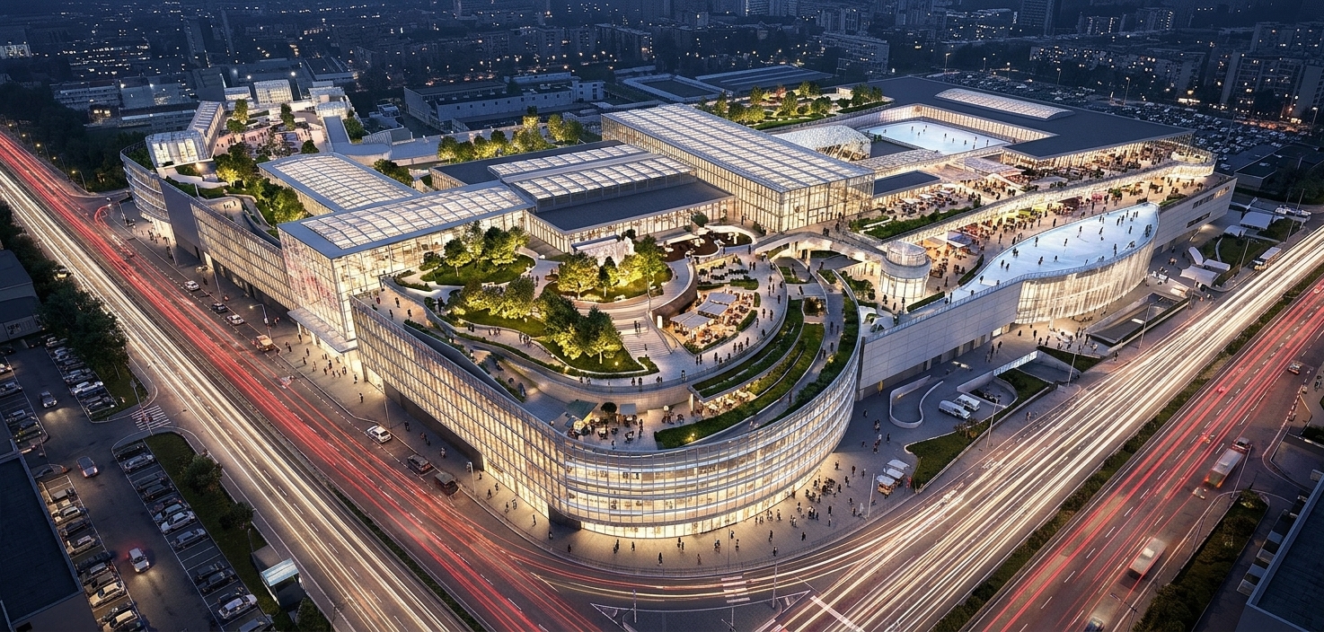 CONSTRUCTION OF THE NEW MILANORD2 SHOPPING CENTER
