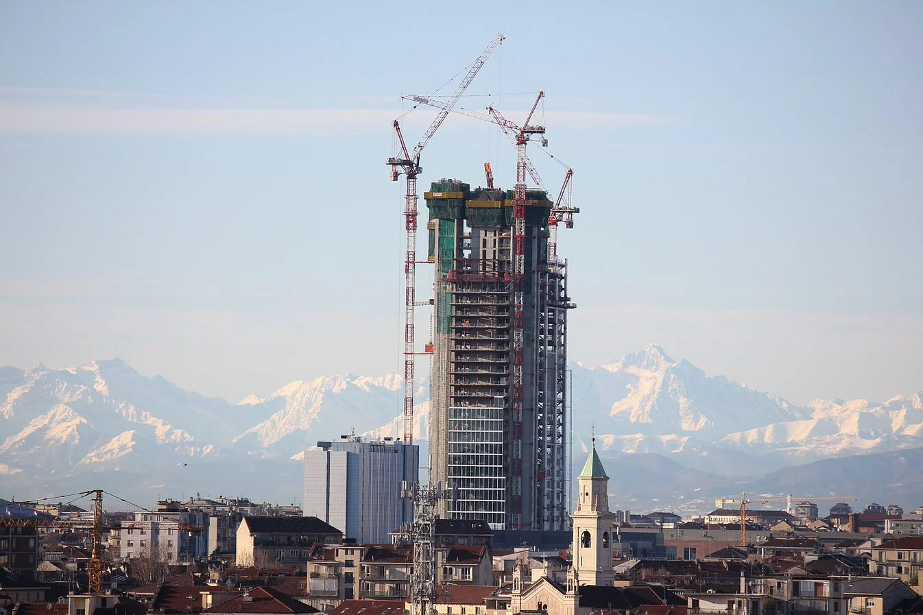 CONSTRUCTION OF THE INTESA SANPAOLO SKYSCRAPER